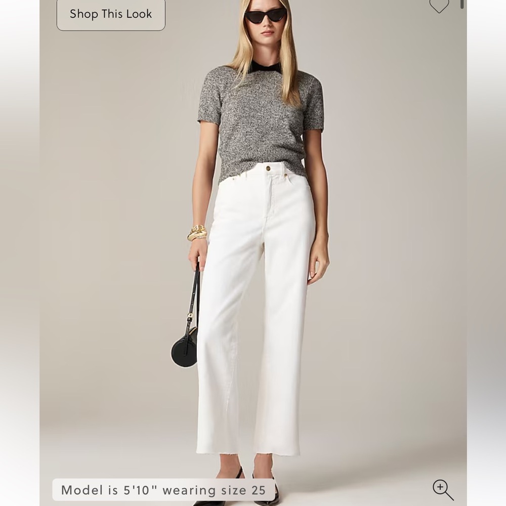 J Crew slim-wide jean